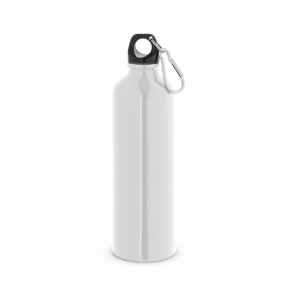KARSTEN L. Squeeze esportiva em aço inox de parede simples (790 mL)