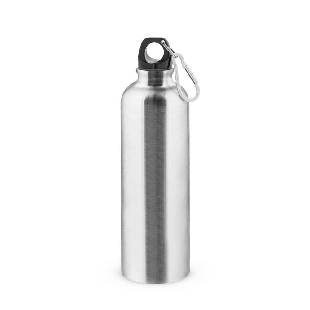 KARSTEN L. Squeeze esportiva em aço inox de parede simples (790 mL)