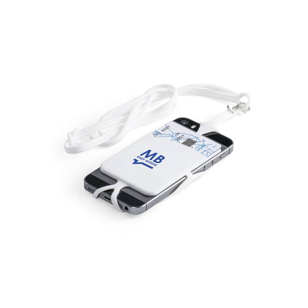 Porta cartões para celular em silicone