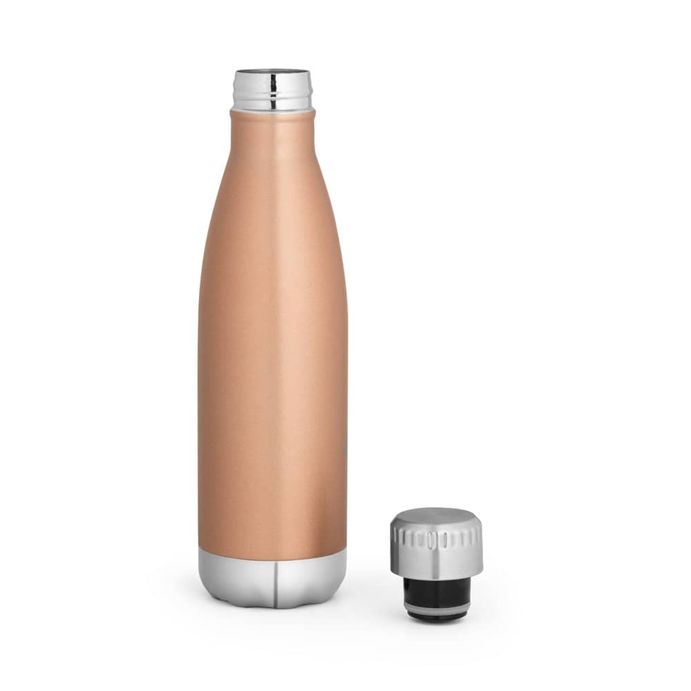 Garrafa térmica em aço inox de parede dupla isolada a vácuo (510 mL)