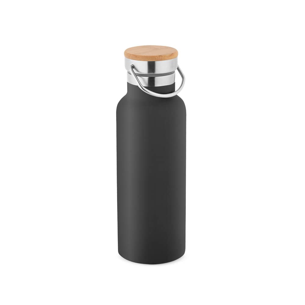 Garrafa térmica em aço inox de parede dupla isolada a vácuo (570 mL)