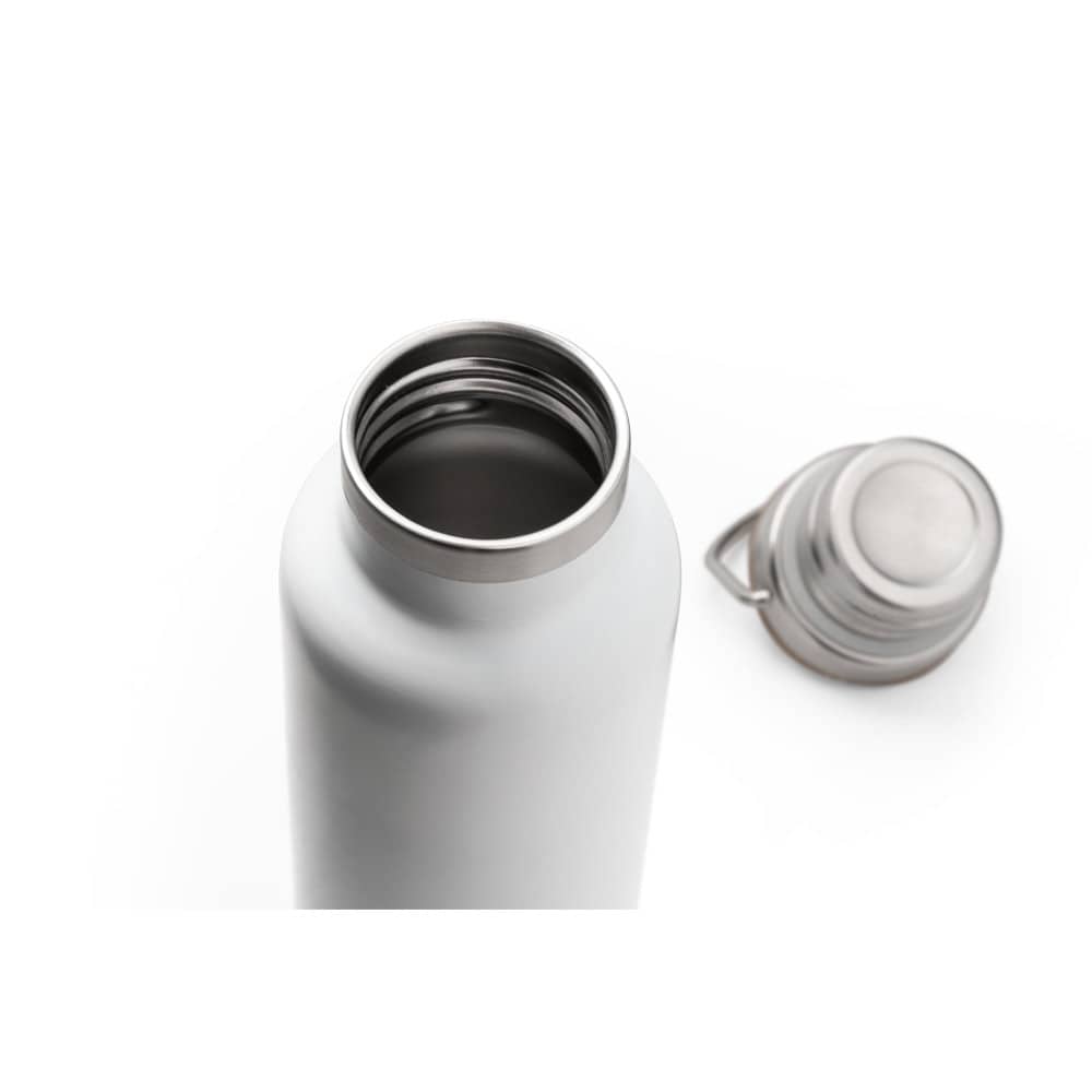 Garrafa térmica em aço inox de parede dupla isolada a vácuo (570 mL)