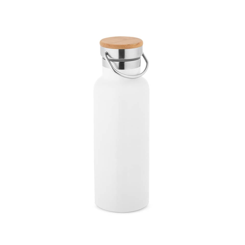 Garrafa térmica em aço inox de parede dupla isolada a vácuo (570 mL)