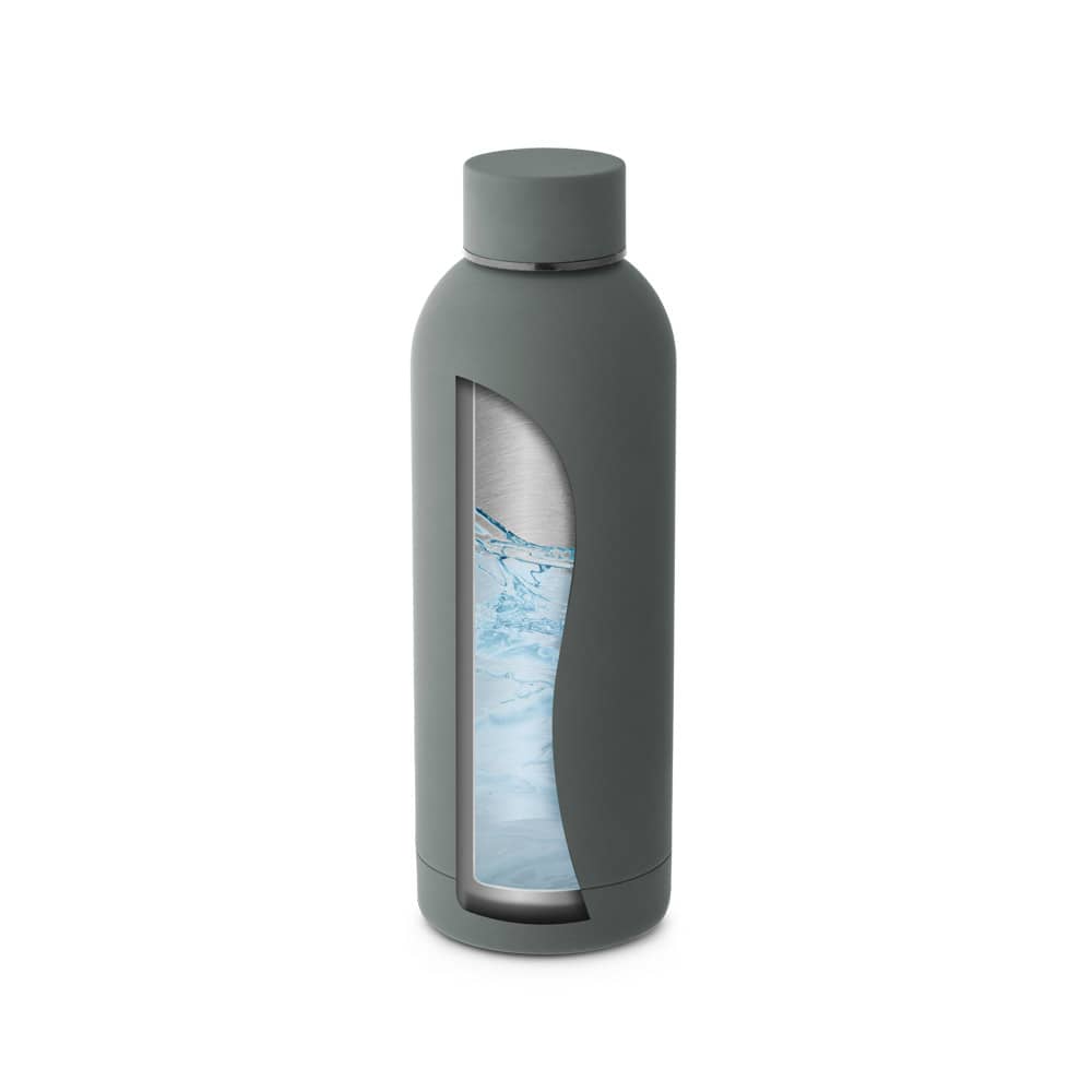 Garrafa térmica em aço inox 36% reciclado de parede dupla isolada a vácuo (550 mL)