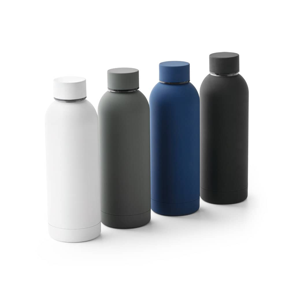 Garrafa térmica em aço inox 36% reciclado de parede dupla isolada a vácuo (550 mL)