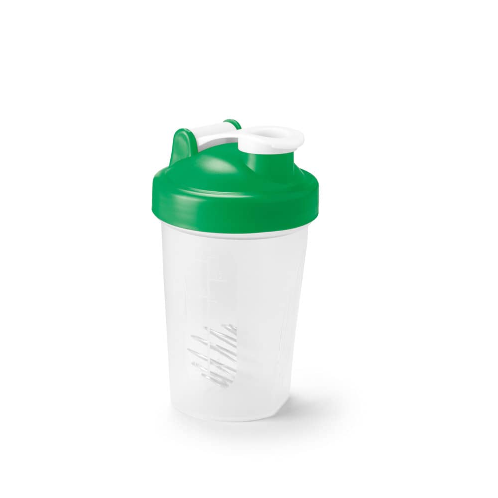 Shaker em HDPE com tampa flip top em PP (550 mL)