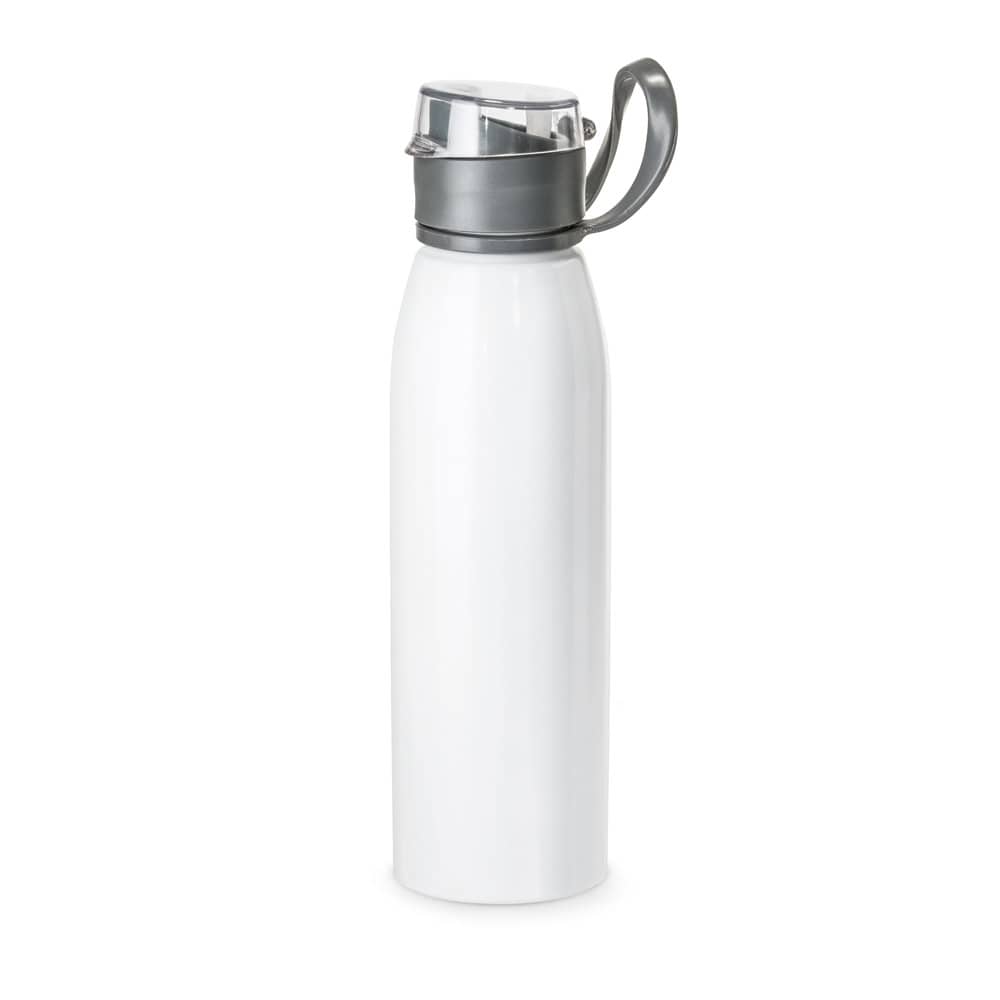 Squeeze em alumínio com tampa flip flop em AS e PP (650 mL)