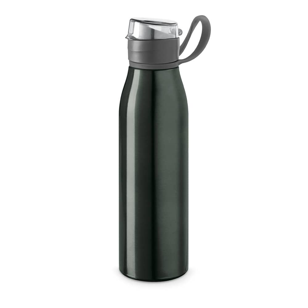 Squeeze em alumínio com tampa flip flop em AS e PP (650 mL)