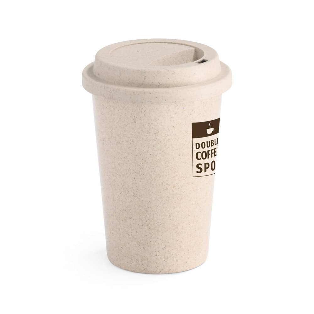 Copo para viagem em fibra de bambu (60%) e PP (40%) (450 mL)
