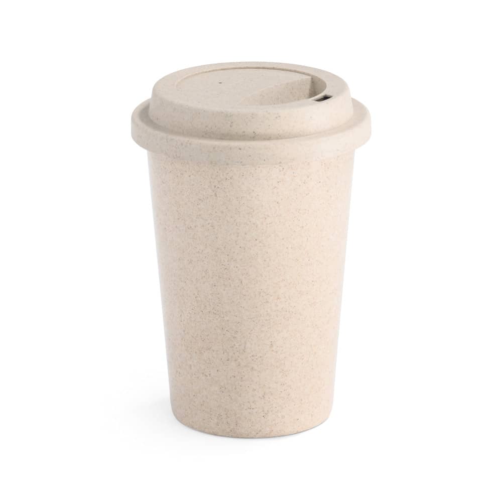 Copo para viagem em fibra de bambu (60%) e PP (40%) (450 mL)