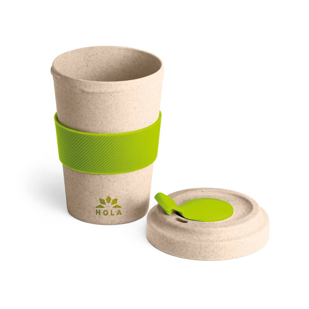 Copo para viagem em fibra de bambu (60%) e PP (40%) (500 mL)