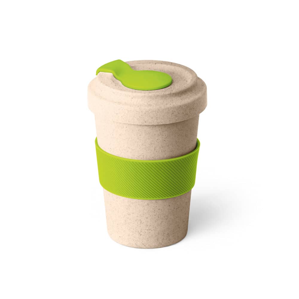 Copo para viagem em fibra de bambu (60%) e PP (40%) (500 mL)