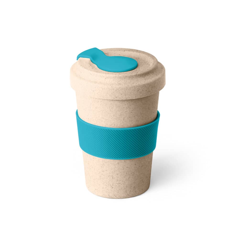 Copo para viagem em fibra de bambu (60%) e PP (40%) (500 mL)