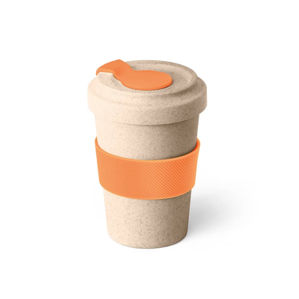 Copo para viagem em fibra de bambu (60%) e PP (40%) (500 mL)