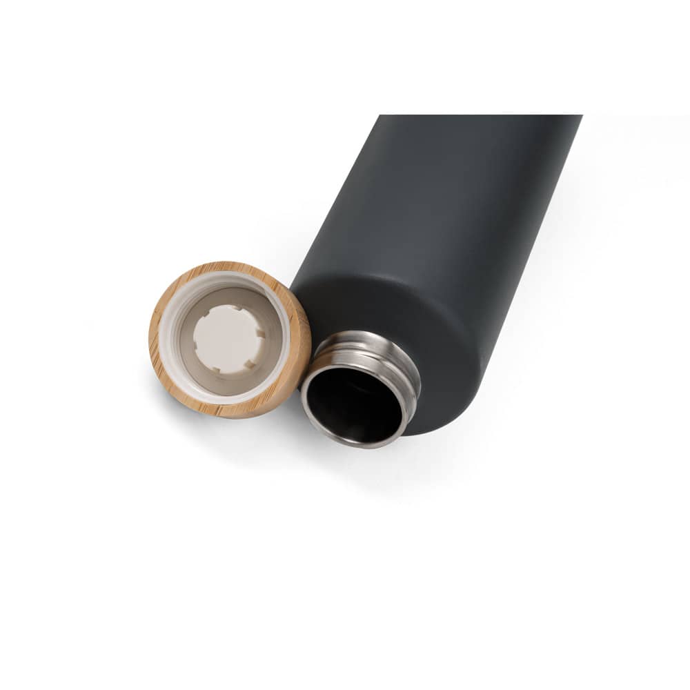 Garrafa térmica em aço inox de parede dupla isolada a vácuo (640 mL)