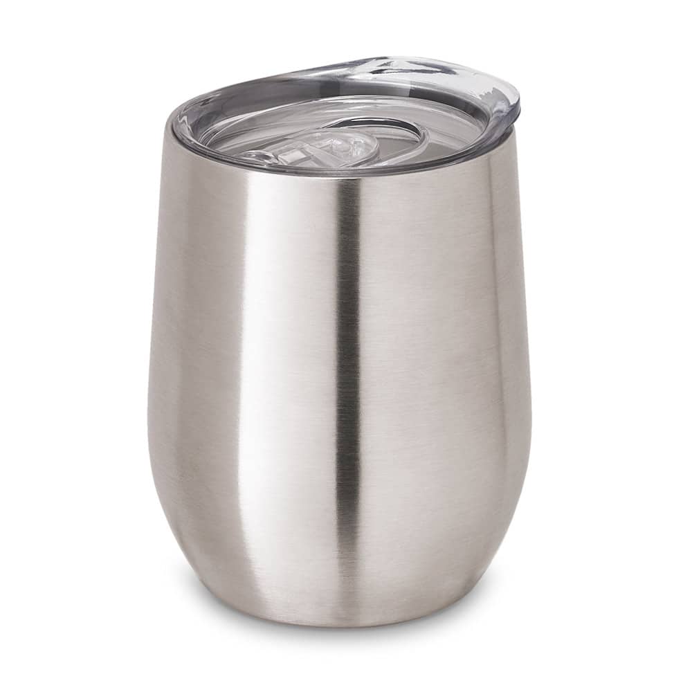 Copo de viagem térmico em aço inox de parede dupla isolada a vácuo (400 mL)