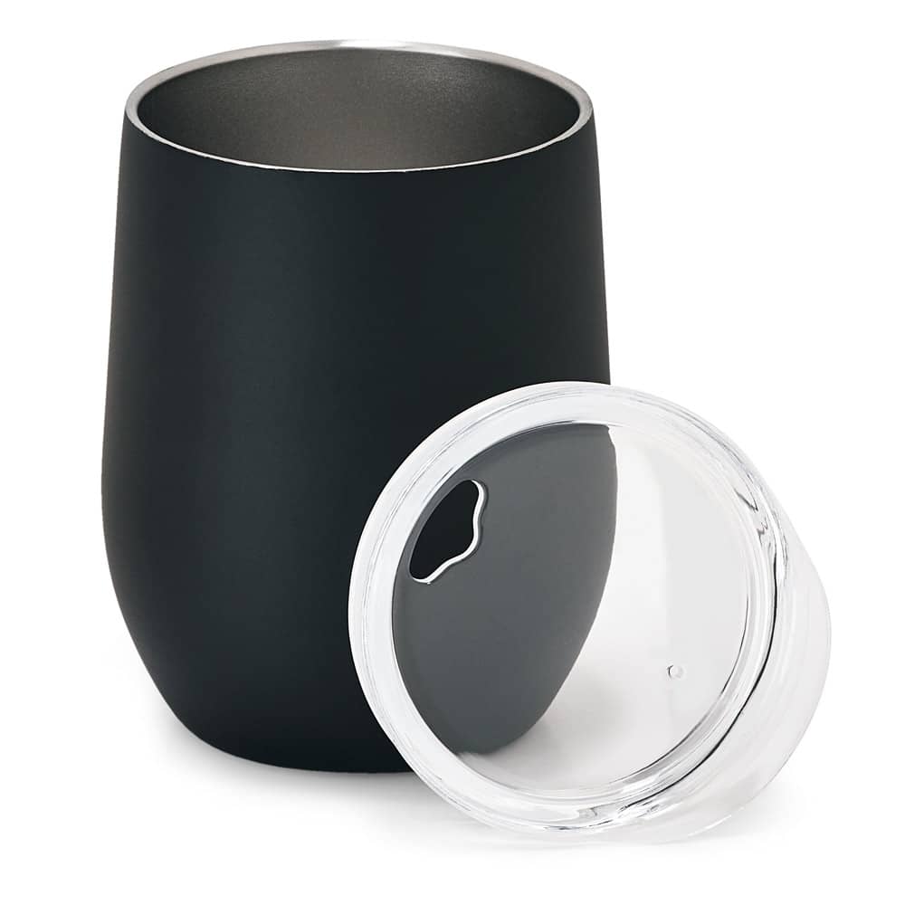 Copo de viagem em aço inox, térmico com parede dupla isolada a vácuo (400 mL)