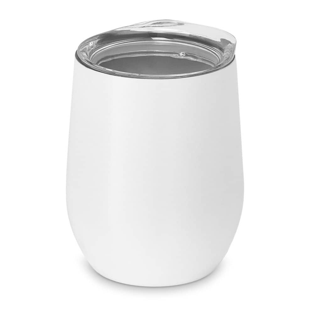 Copo de viagem em aço inox, térmico com parede dupla isolada a vácuo (400 mL)