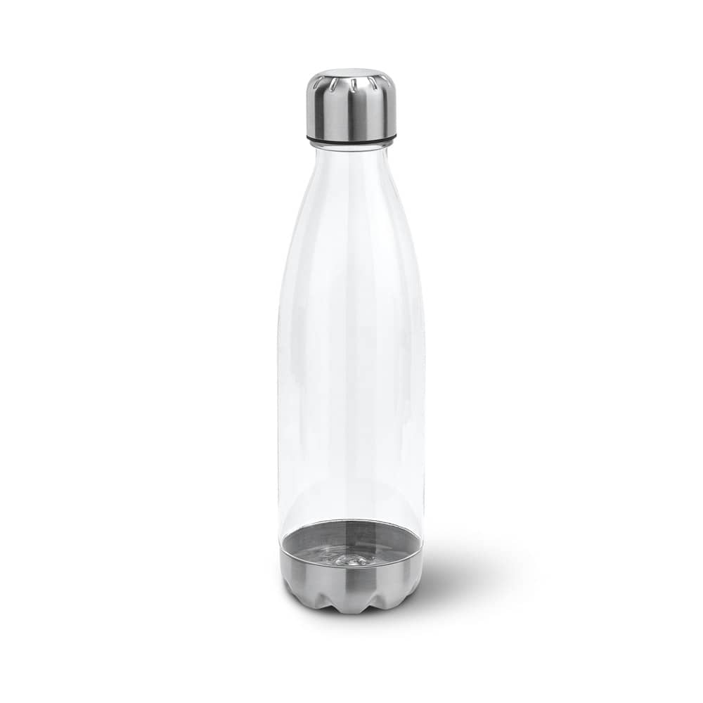 Squeeze em AS, com tampa e base em aço inox (700 mL)
