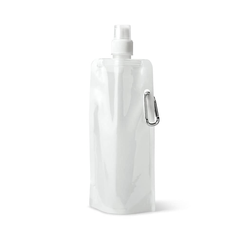 Squeeze dobrável em PE com bico de sistema "push-pull" e acabamento mate (460 mL)