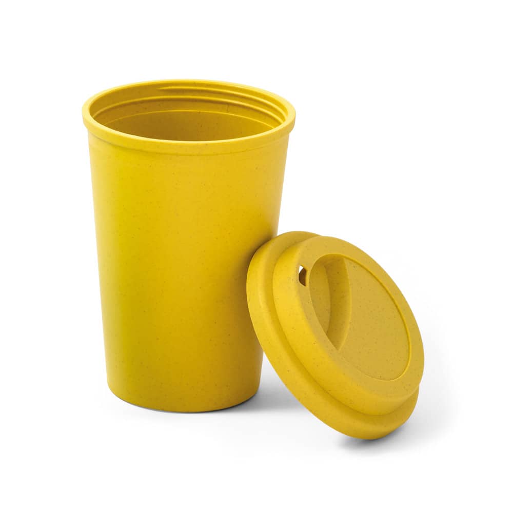 Copo para viagem em fibra de bambu (60%) e PP (40%) (450 mL)