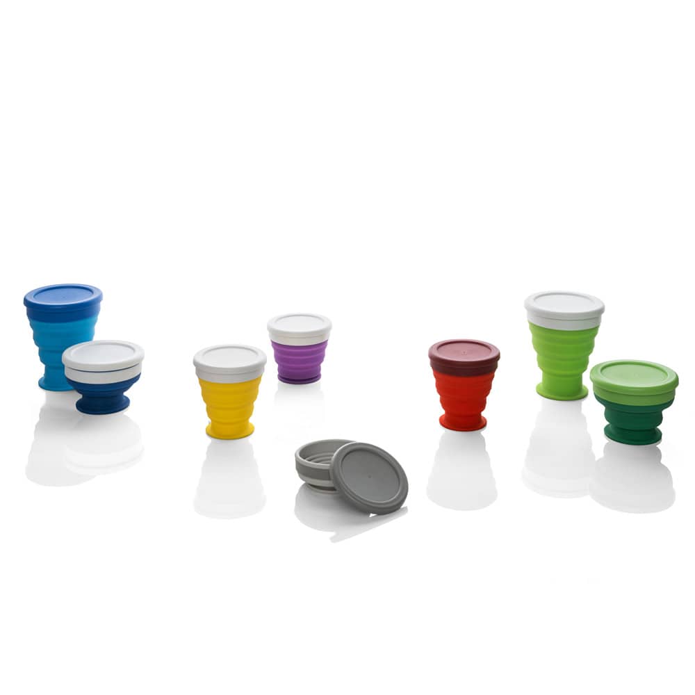 Copo de viagem em silicone e PP (400 mL)