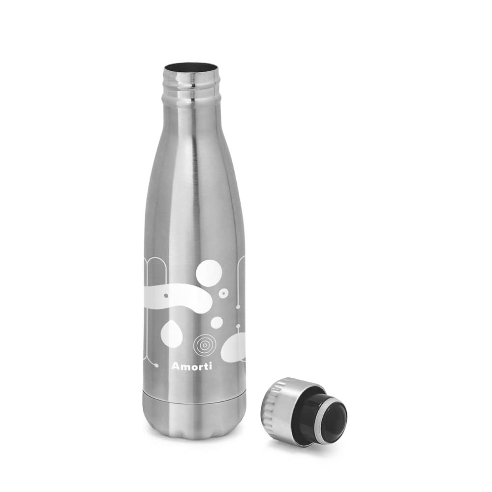 Garrafa térmica para sublimação em aço inox, de parede dupla isolada a vácuo (510 mL)