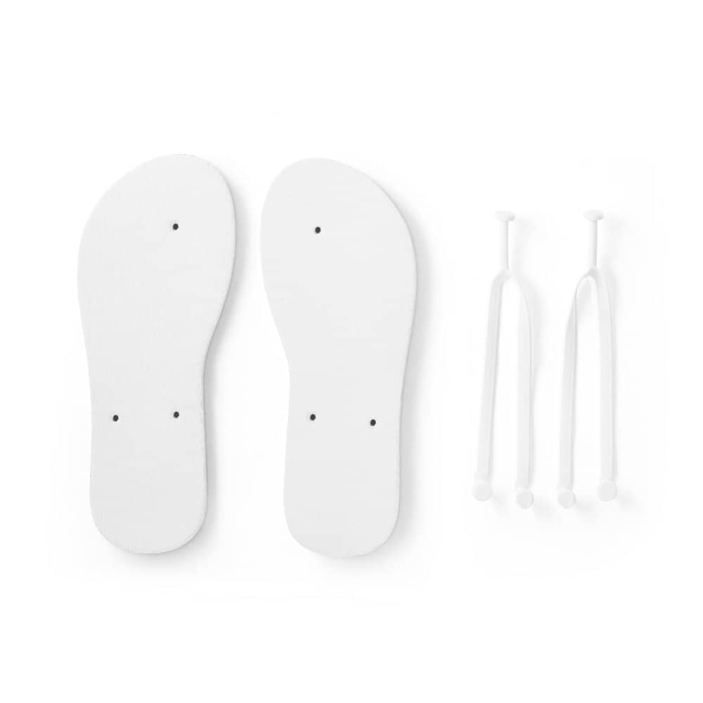Chinelos com sola totalmente personalizável em sublimação