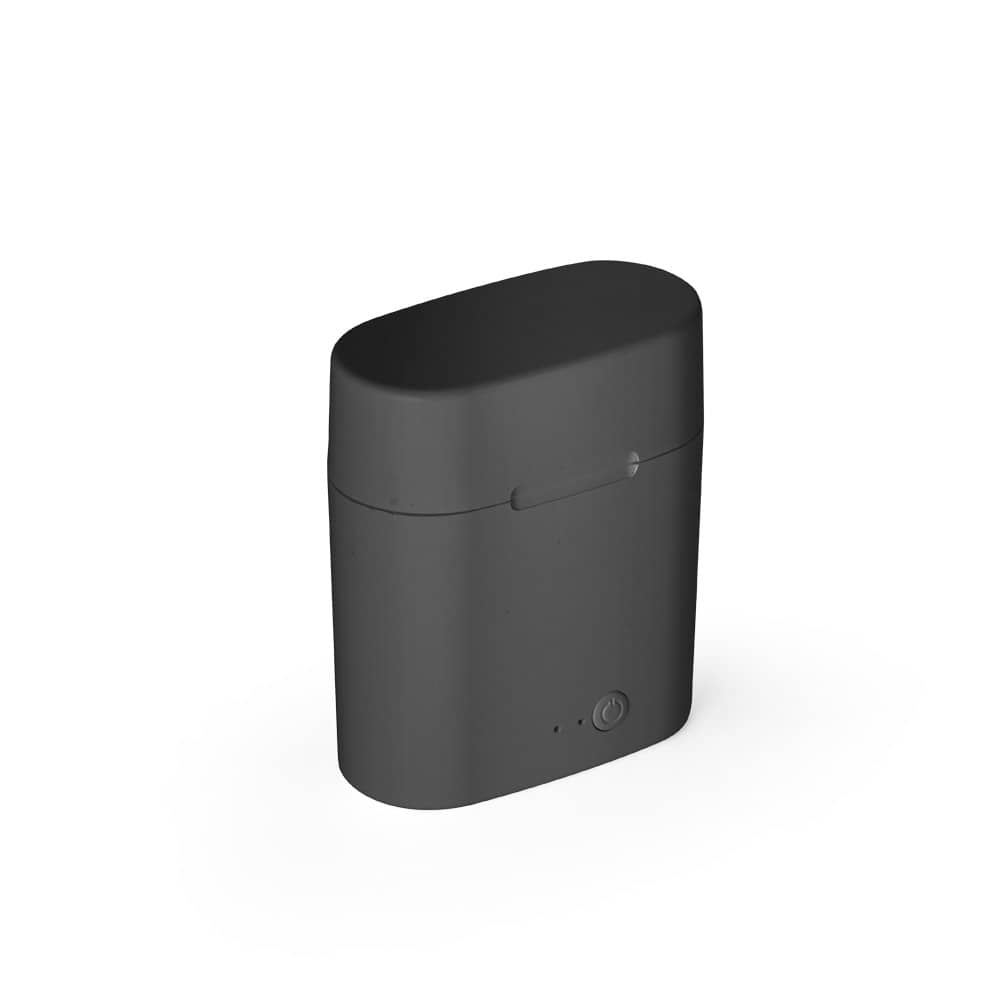 Fone de ouvido wireless com autonomia de 1h50 em ABS