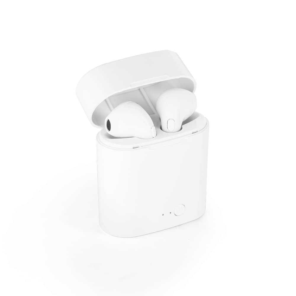 Fone de ouvido wireless com autonomia de 1h50 em ABS