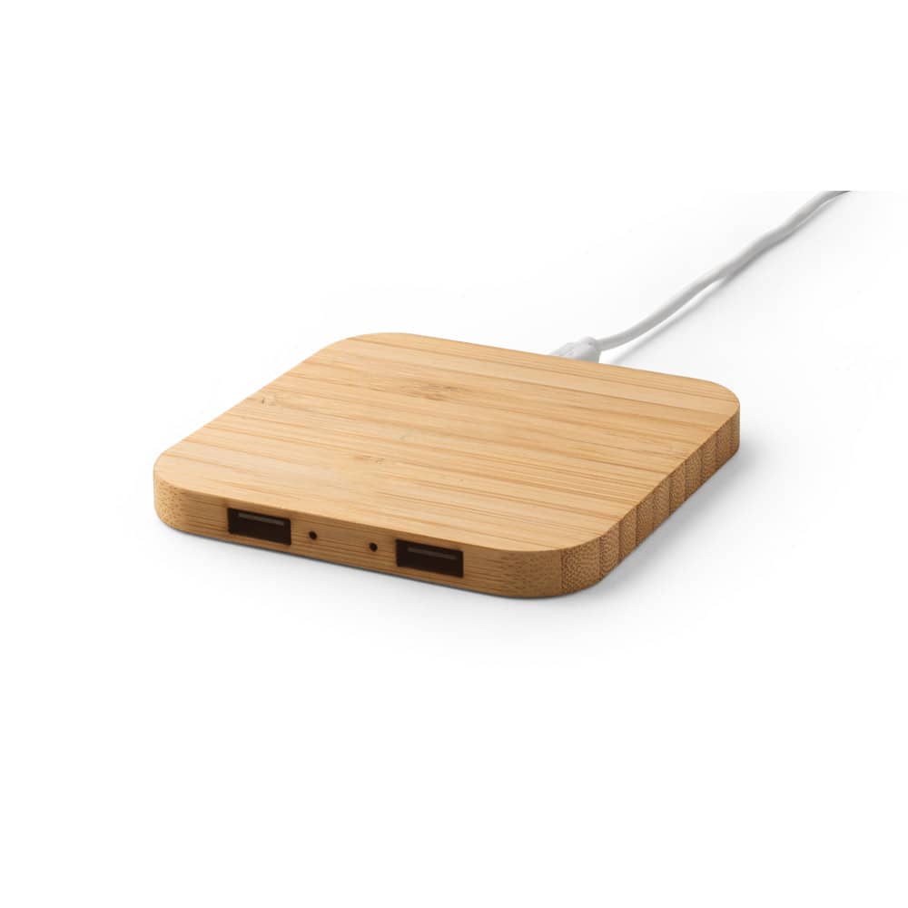 Carregador por indução super-rápido em bambu (15 W)