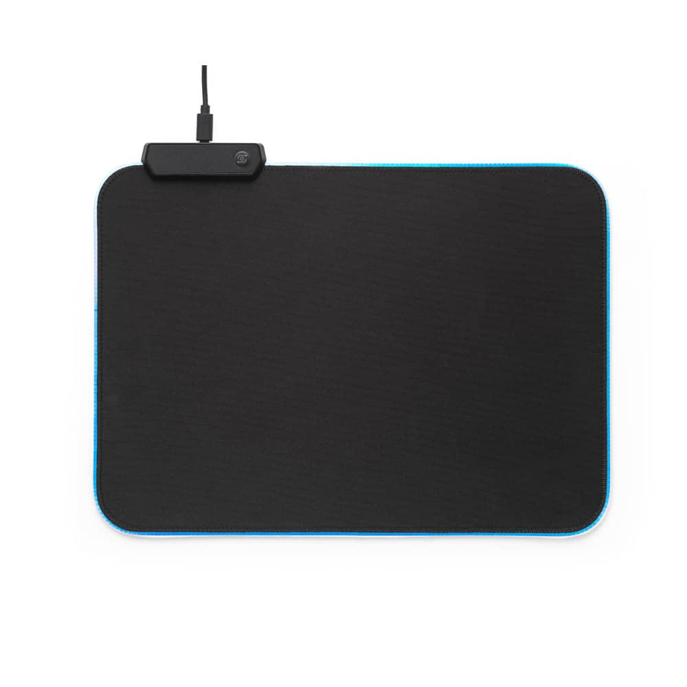 Mouse pad para jogos em poliéster com base antiderrapante em borracha