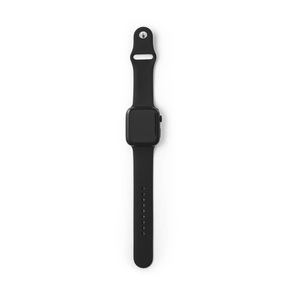 Relógio inteligente com bracelete em silicone e à prova de salpicos de água (IPX4)