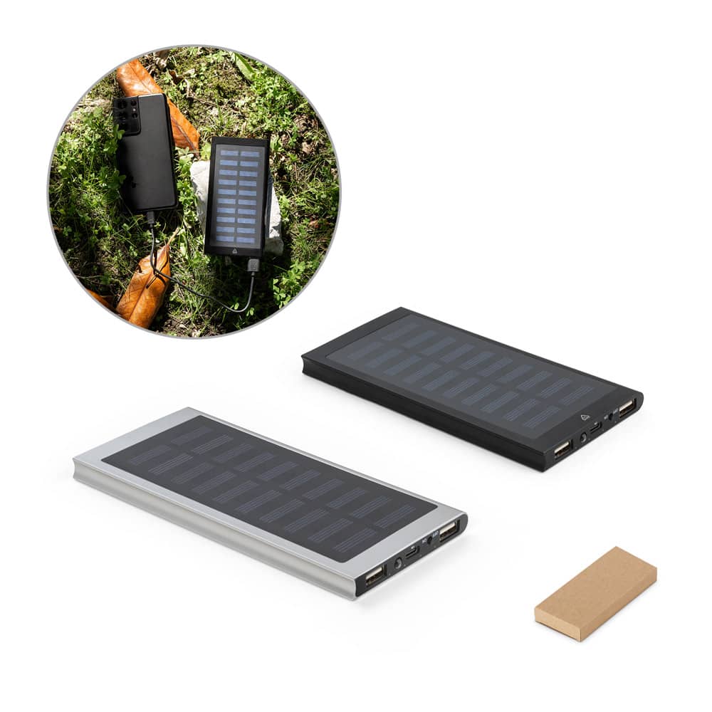 Bateria portátil em alumínio 100% reciclado (8 000 mAh)