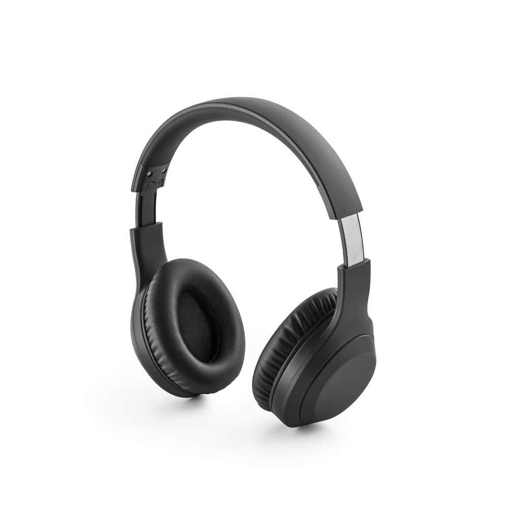 Fone de ouvido wireless dobráveis com ANC e autonomia de 15h, em ABS 100% reciclado