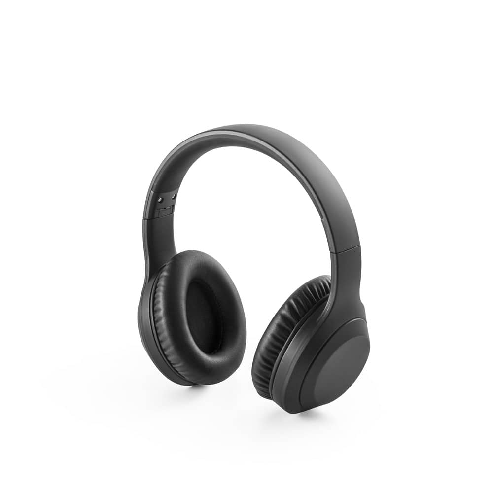 Fone de ouvido wireless dobráveis com ANC e autonomia de 15h, em ABS 100% reciclado