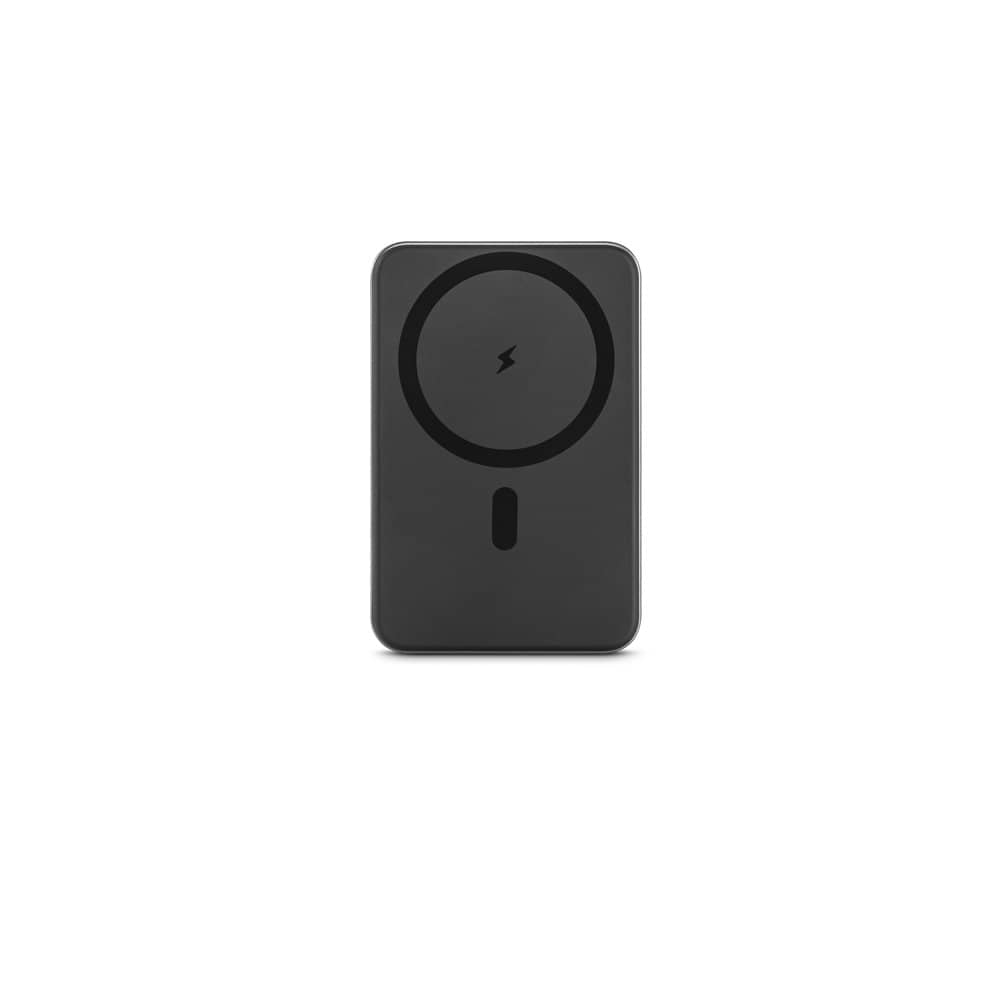 WARSHEL 5. Bateria portátil magnética com carregador por indução super-rápido (5'000 mAh), em ABS 100% reciclado
