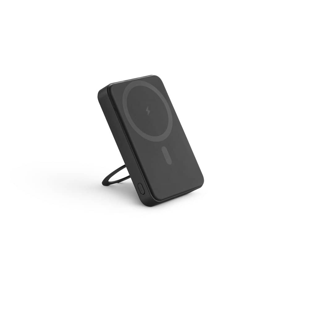 WARSHEL 10. Bateria portátil magnética com carregador por indução super-rápido (10'000 mAh), em ABS 100% reciclado