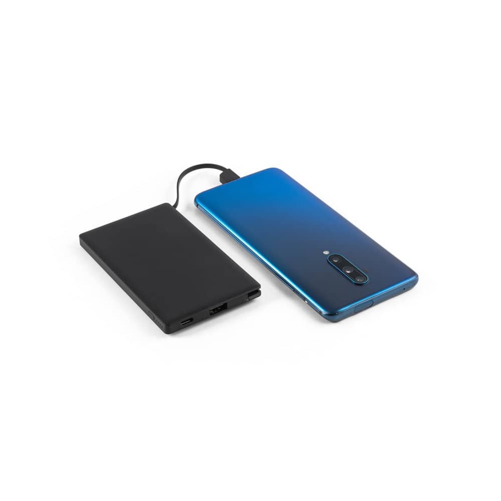 Bateria portátil em ABS 100% reciclado (4'000 mAh)