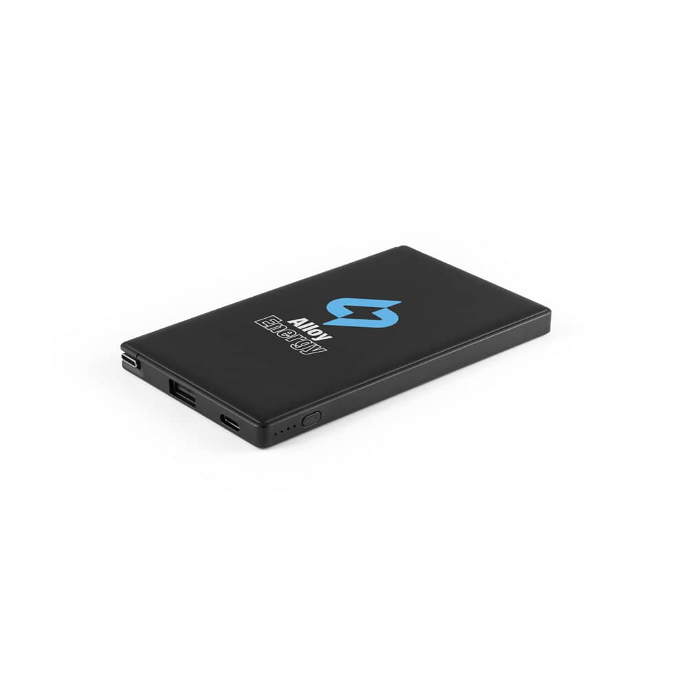Bateria portátil em ABS 100% reciclado (4'000 mAh)
