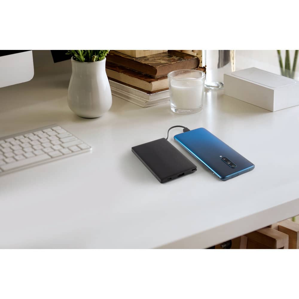 Bateria portátil em ABS 100% reciclado (4'000 mAh)