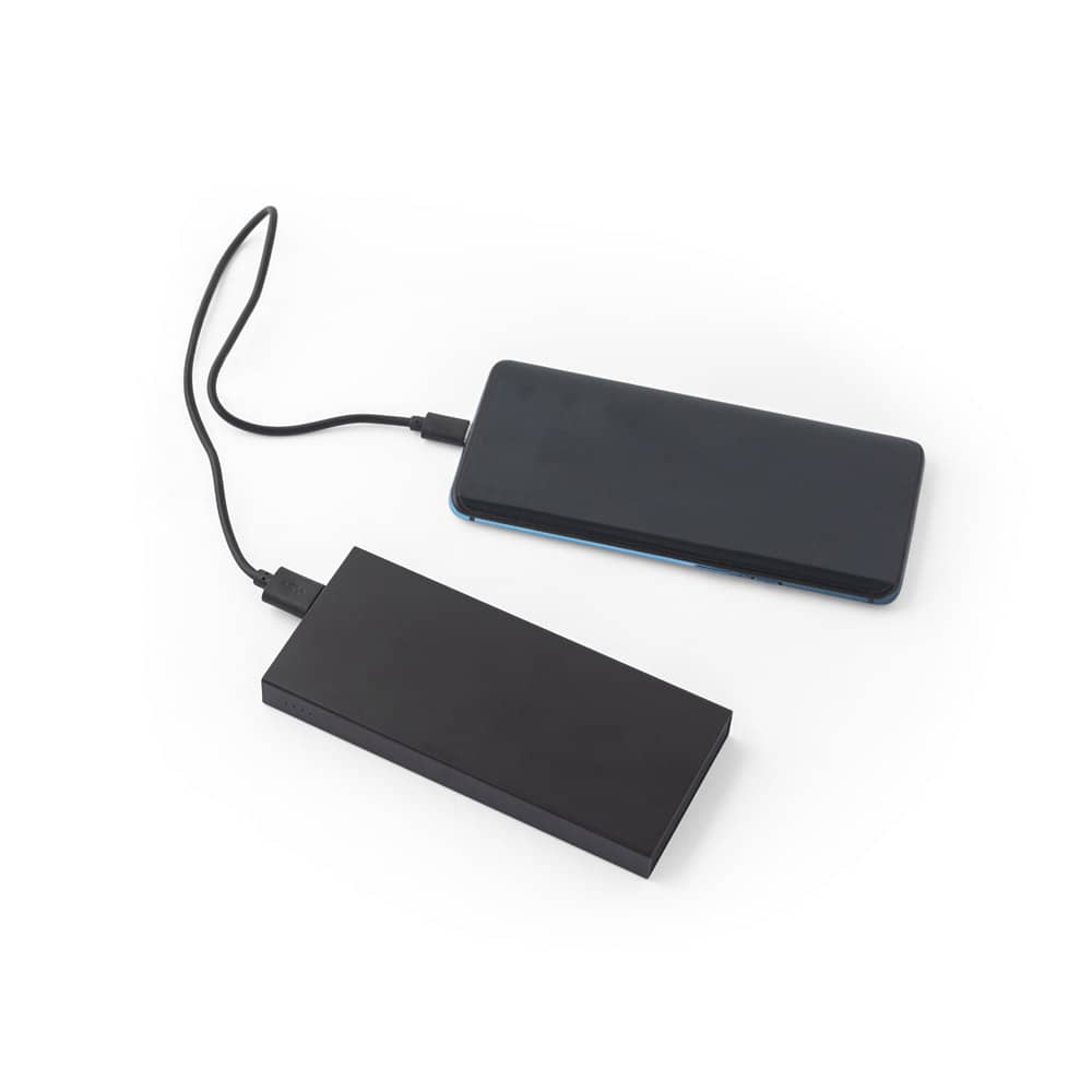 Bateria portátil em alumínio 100% reciclado (5'000 mAh)