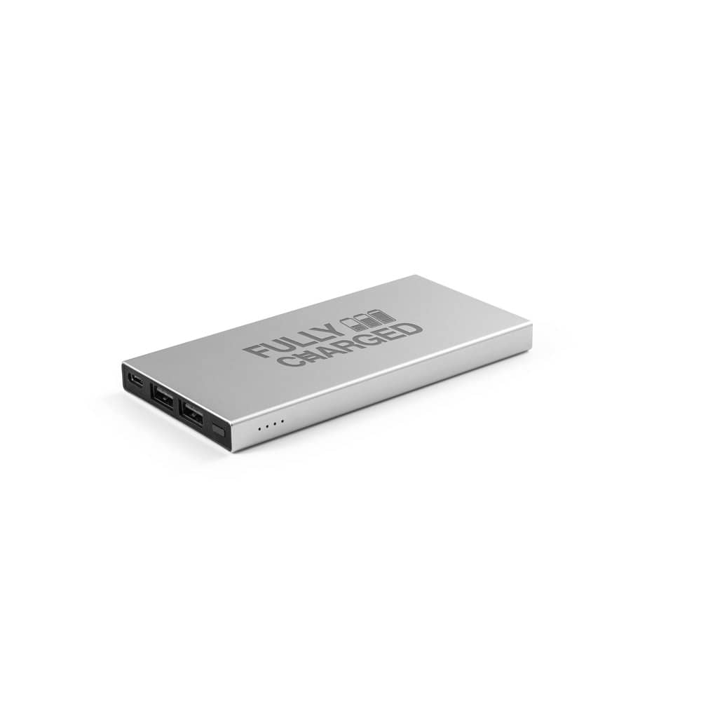 Bateria portátil em alumínio 100% reciclado (5'000 mAh)