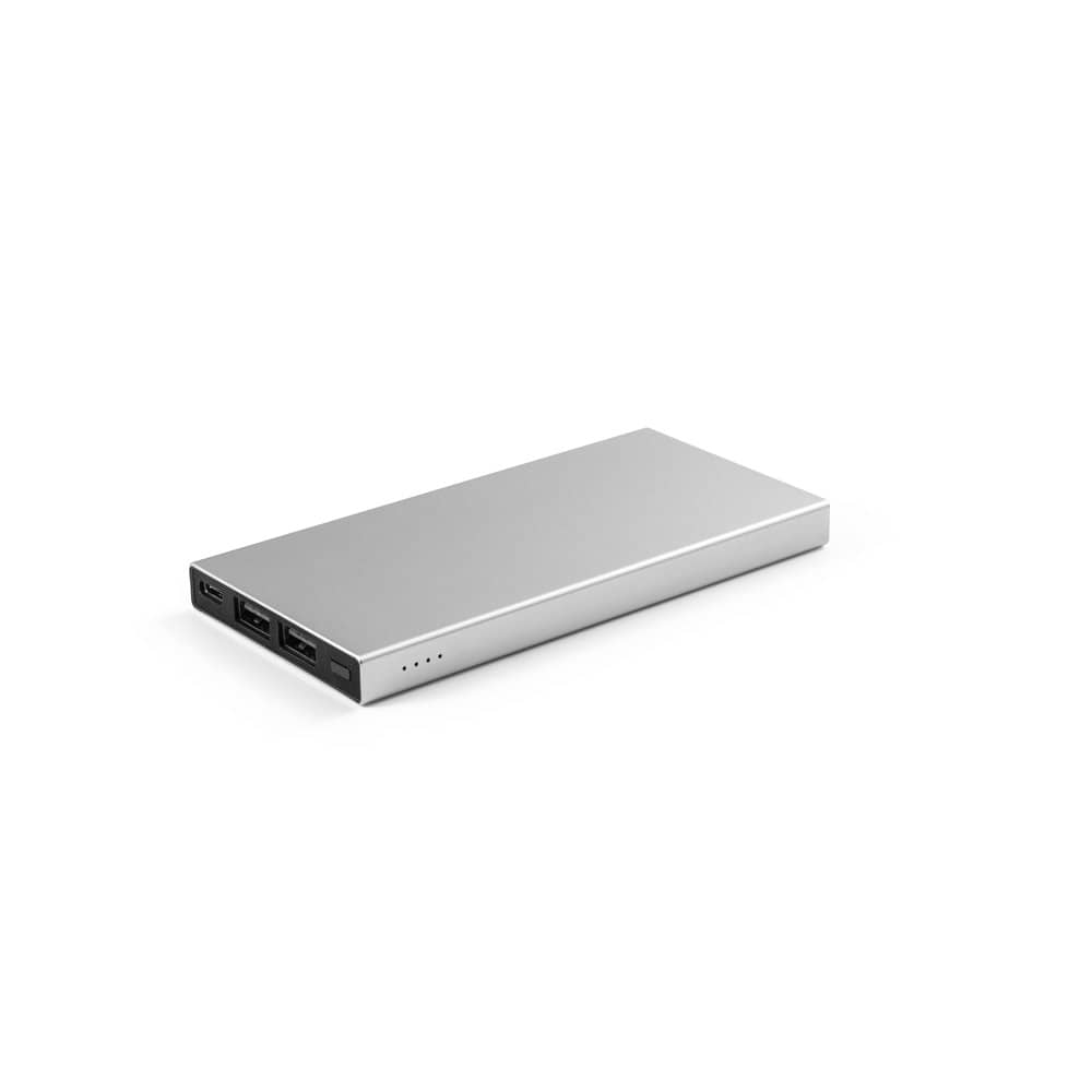 Bateria portátil em alumínio 100% reciclado (5'000 mAh)