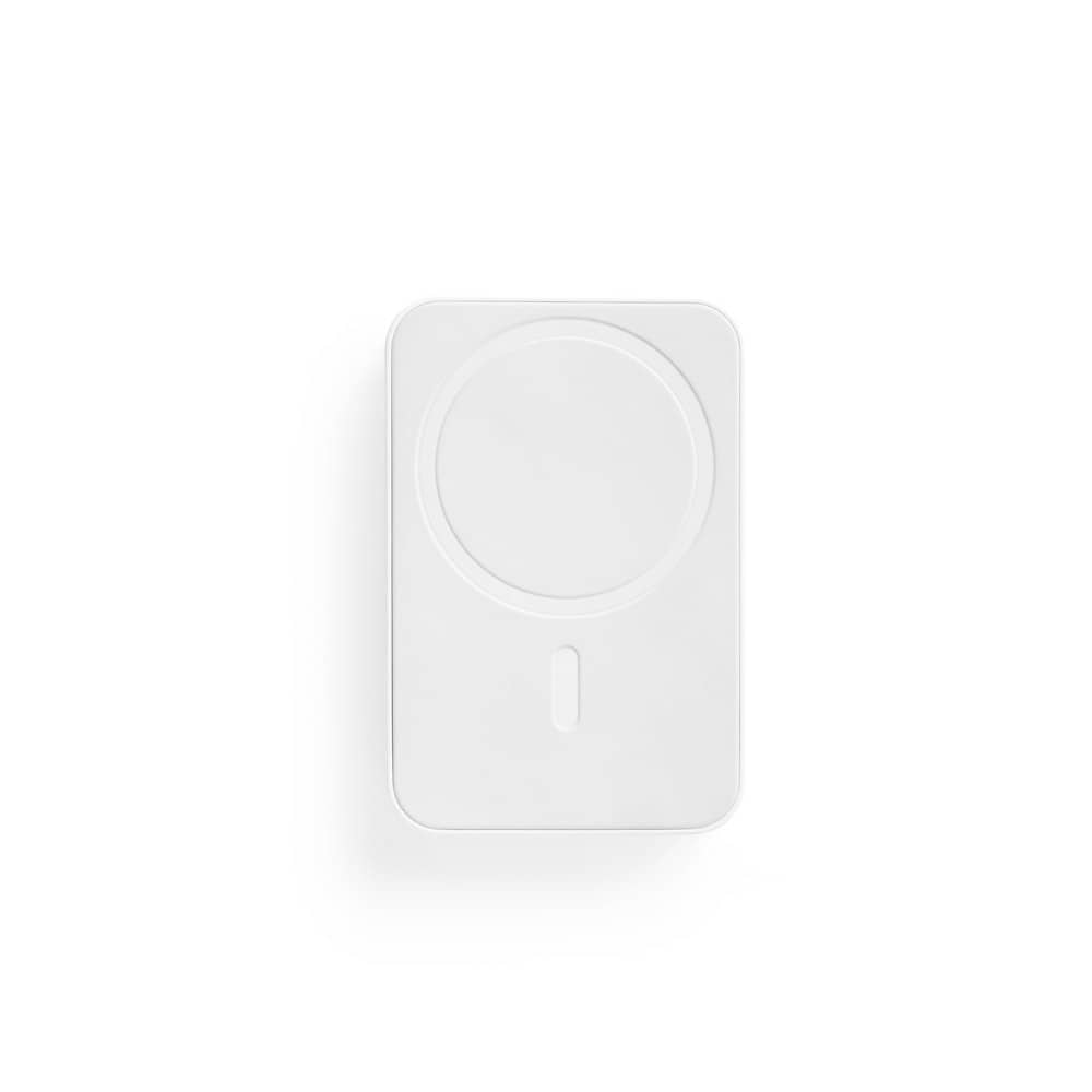 Bateria portátil magnética com carregador por indução super-rápido (5'000 mAh), em ABS 100% reciclado