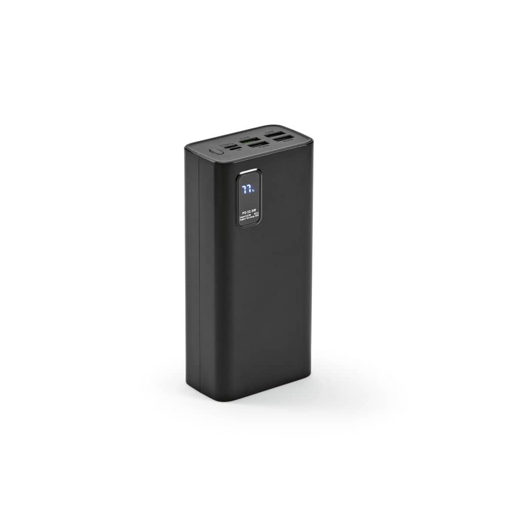 Bateria portátil em ABS 100% reciclado (30'000 mAh)