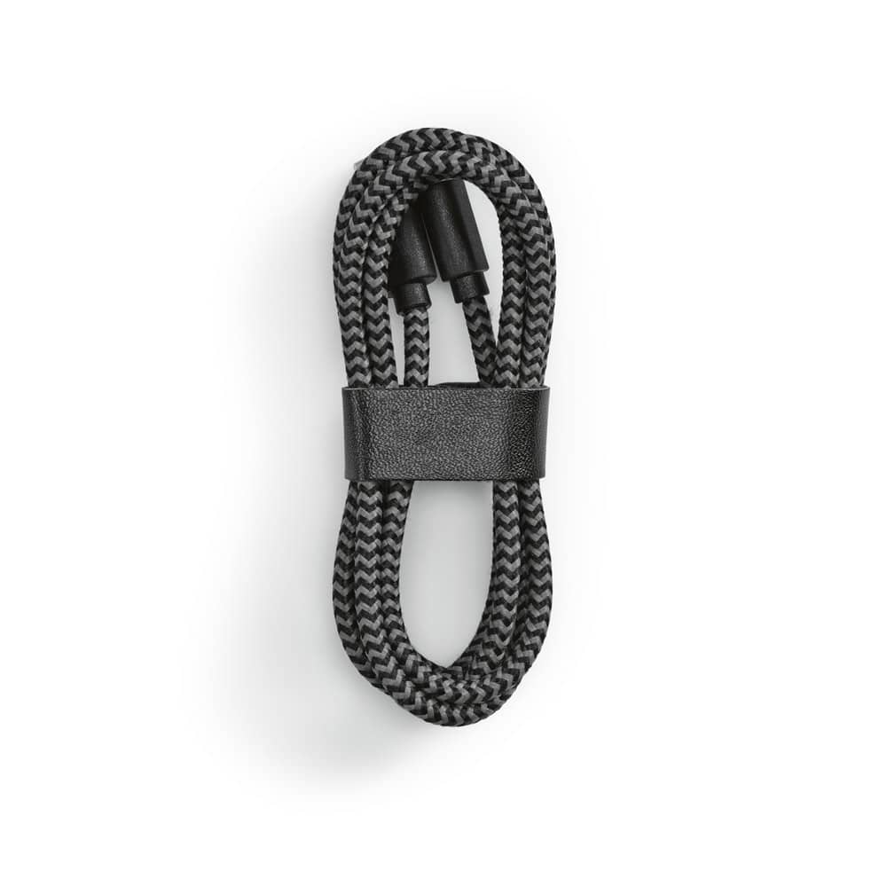 Cabo USB-C de carregamento rápido em PET 100% reciclado