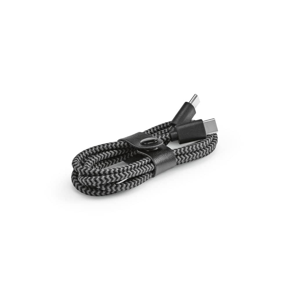 Cabo USB-C de carregamento rápido em PET 100% reciclado
