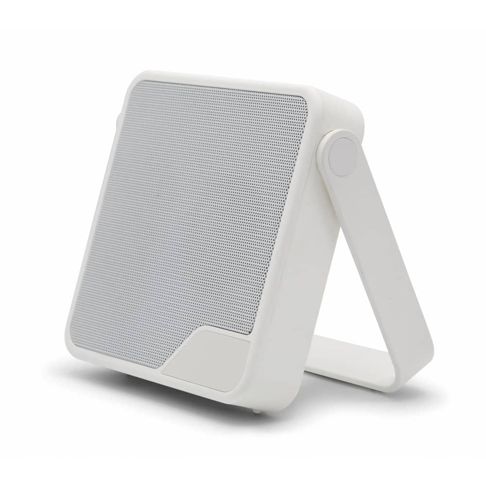 Coluna portátil com proteção à prova d'água (IPX7) e autonomia de 11h (1'800 mAh), em ABS 100% reciclado