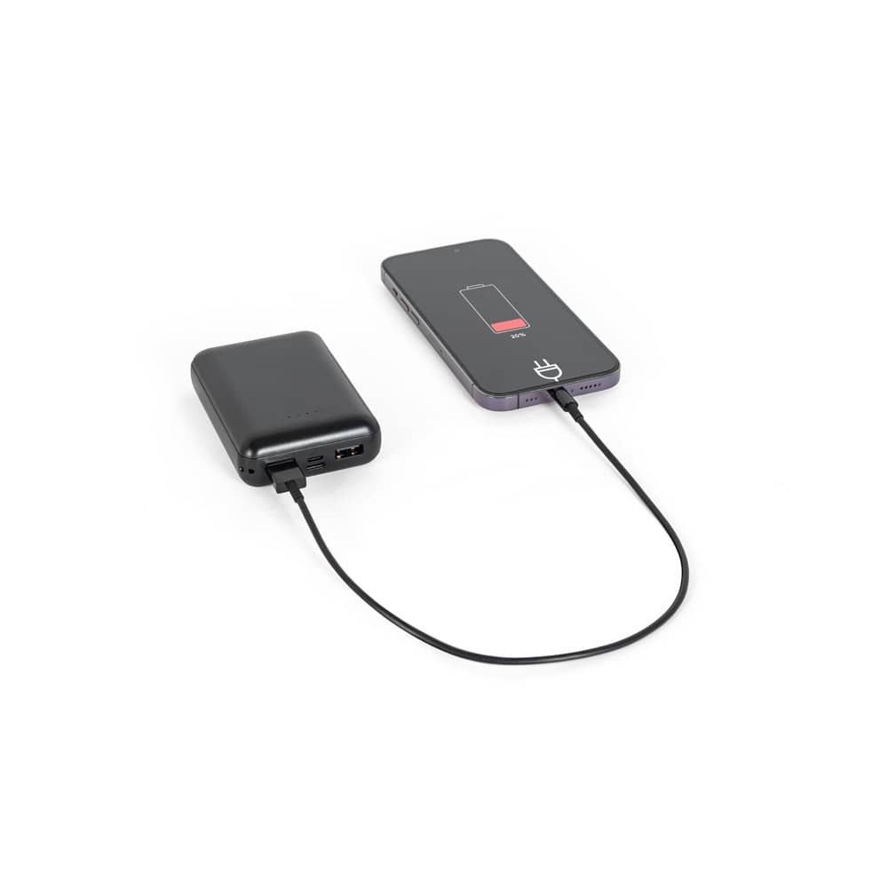 Bateria portáti em ABS 100% reciclado (10'000 mAh)